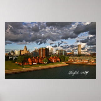 Affiche Nuageux avec une chance de Buffalo.