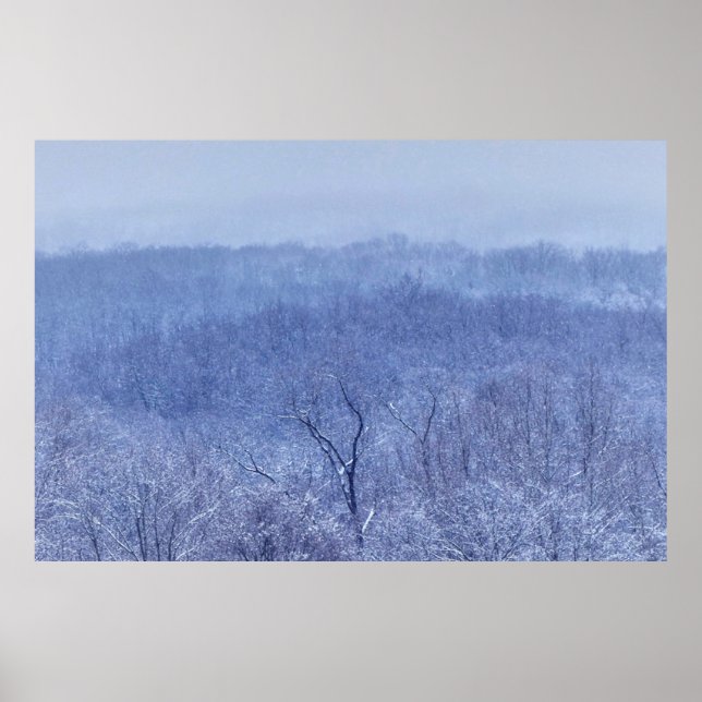 Affiche Nuances de bleu (Devant)