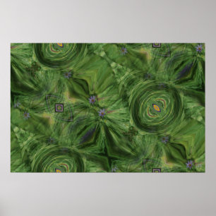 Affiche Nuances de Poster~Print vert