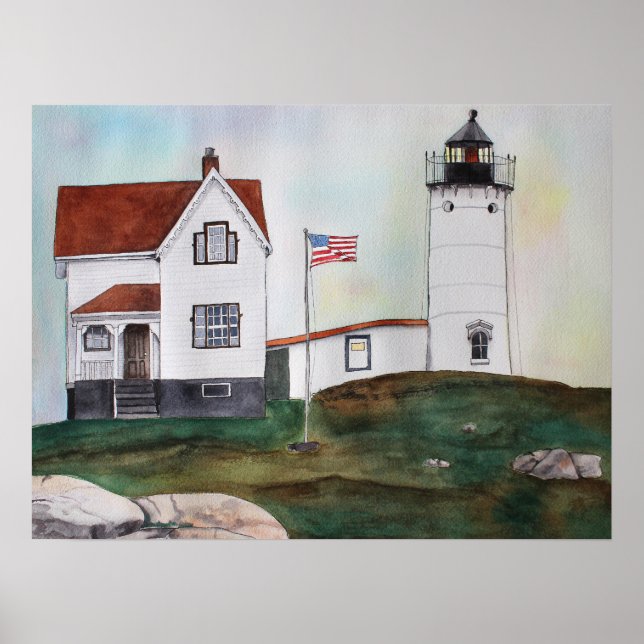 Affiche Nubble Light Watercolor Archival Print (Devant)