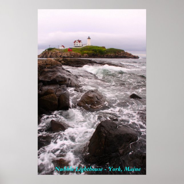 Affiche Nubble Lighthouse - York, Maine (Devant)