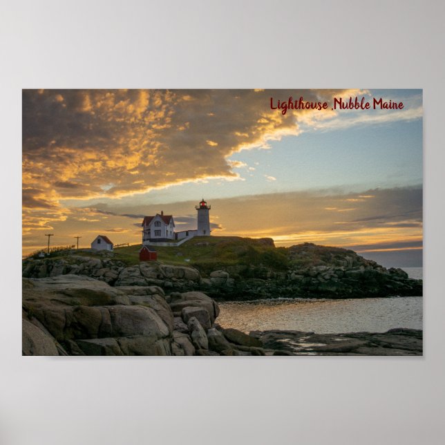 Affiche Nubble Maine, Phare (Devant)
