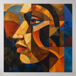 Affiche Nubian Nuance : Une mosaïque de Majesté