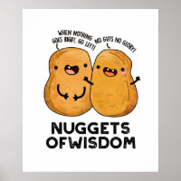 Nuggets De Sagesse Drôle Pun De Nourriture