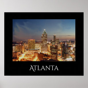 Affiche Nuit Atlanta