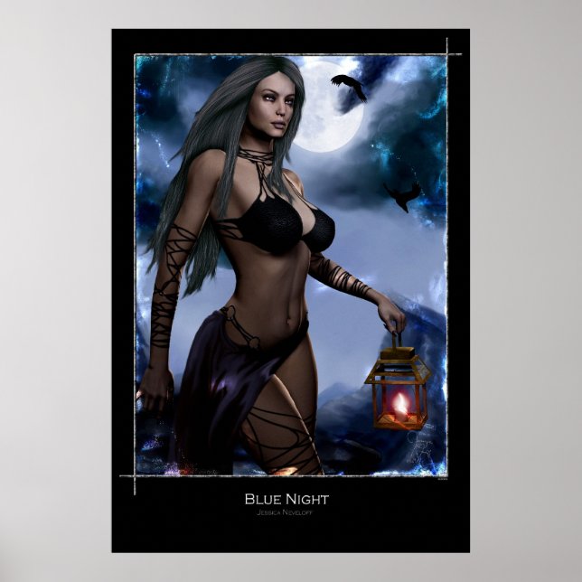 Affiche Nuit bleue (Devant)