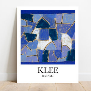 Affiche Nuit bleue par Paul Klee