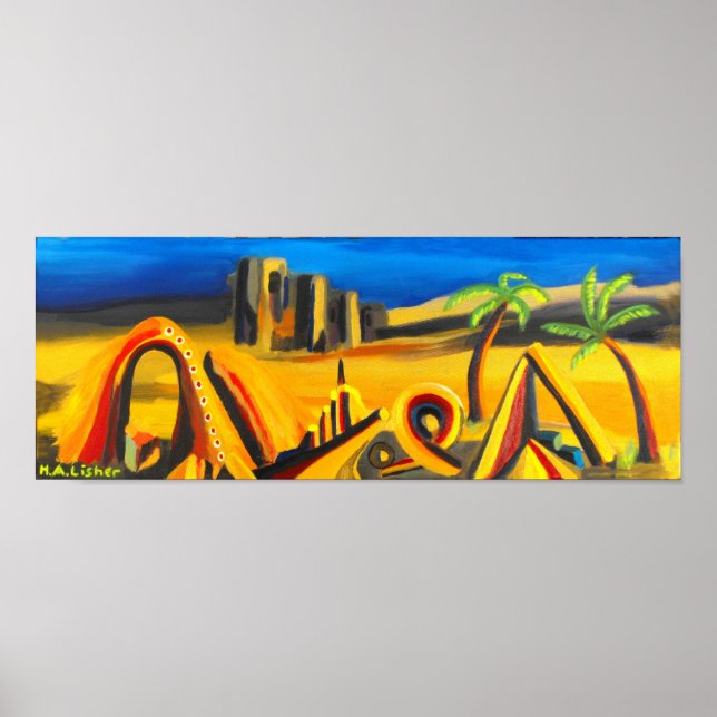 Affiche Nuit dans le désert (Devant)