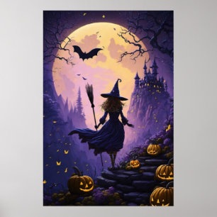 Affiche Nuit de fête d'Halloween v2