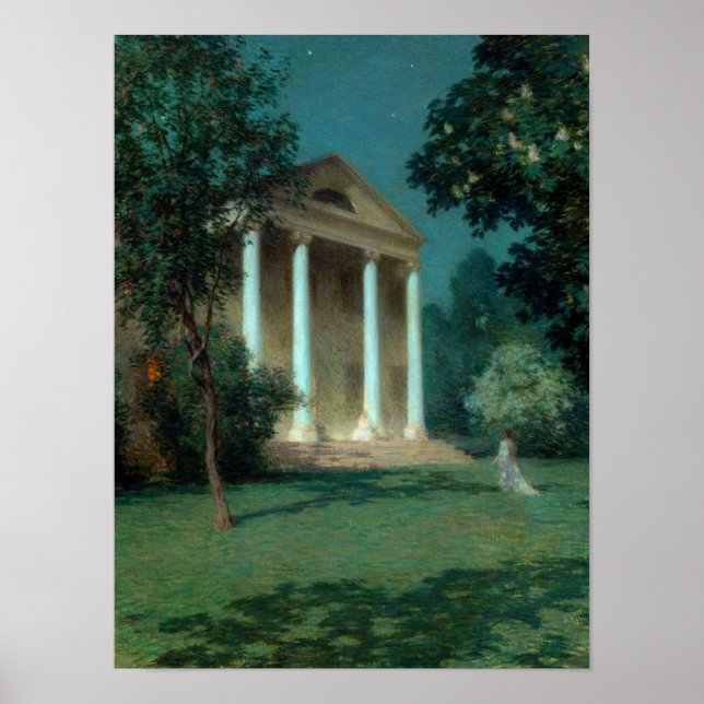 Affiche Nuit de mai 1906 par Willard Leroy Metcalf (Devant)