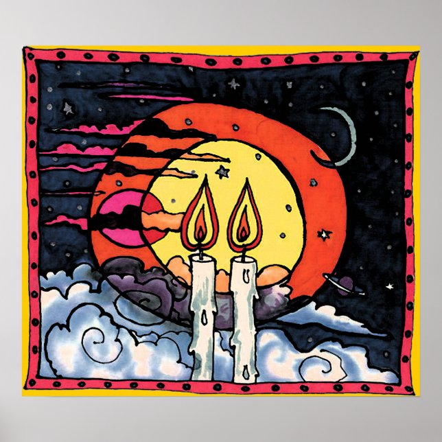 Affiche Nuit de Shabbat (Devant)