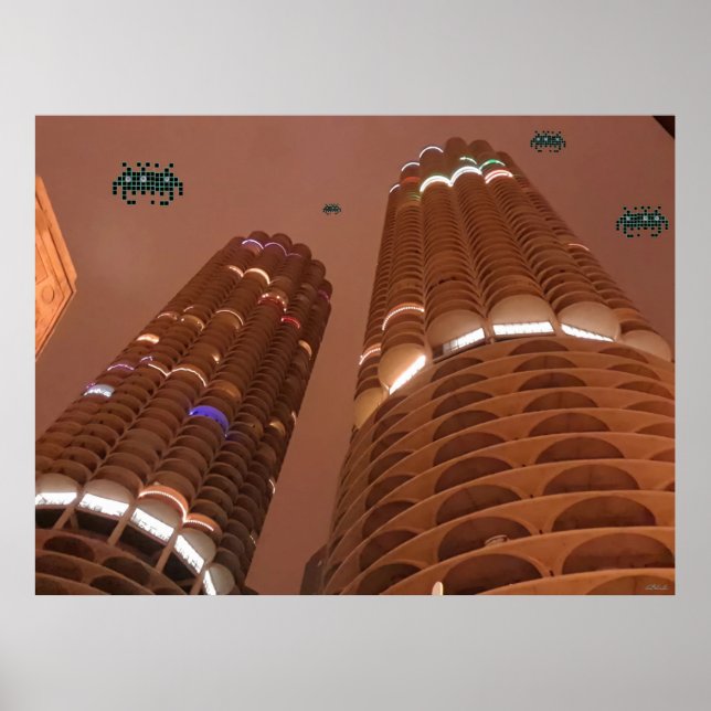 Affiche Nuit des envahisseurs de Marina City (Devant)