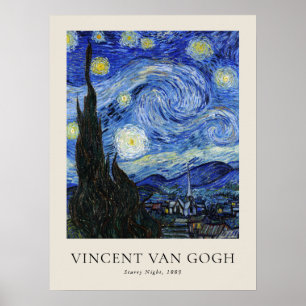 Affiche Nuit d'étoile Vincent Van Gogh