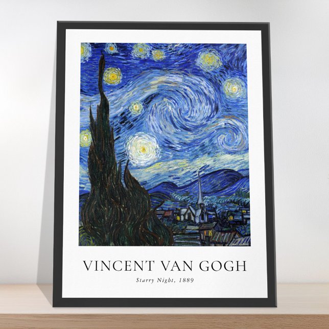 Affiche Nuit d'étoile Vincent Van Gogh (Créateur téléchargé)