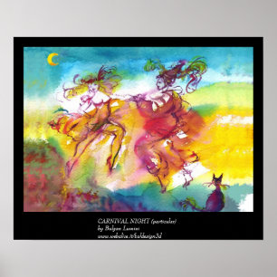 Affiche NUIT DU CARNAVAL / Mascarade vénitienne,, Musique