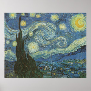 Affiche Nuit étoilée par Vincent Van Gogh