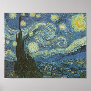 Affiche Nuit étoilée par Vincent Van Gogh