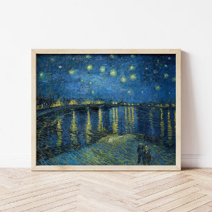 Affiche Nuit étoilée sur le Rhône   Vincent Van Gogh