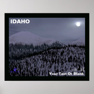 Affiche Nuit froide dans l'Idaho