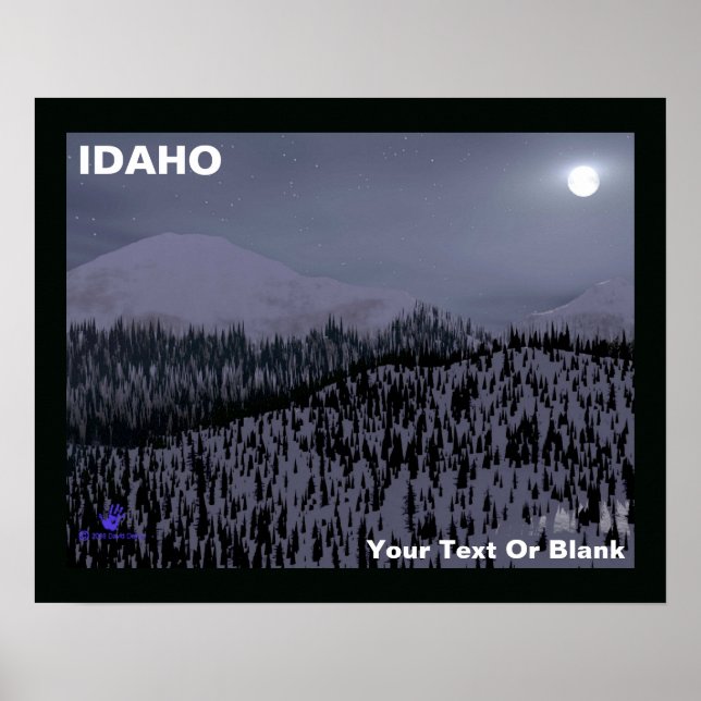 Affiche Nuit froide dans l'Idaho (Devant)