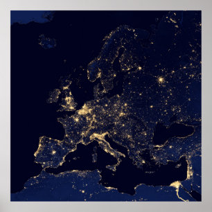 Affiche Nuit l'Europe
