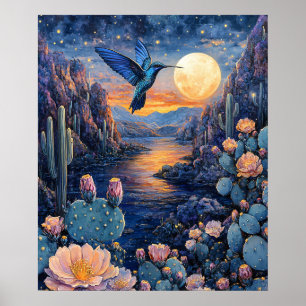 Affiche Nuit Pittoresque de Colibri Sud-Ouest