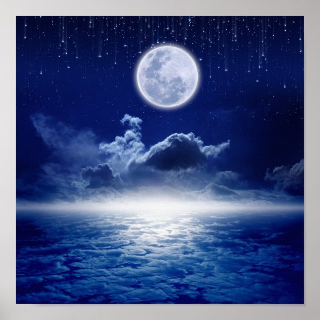 Affiche Nuit pleine lune (Devant)