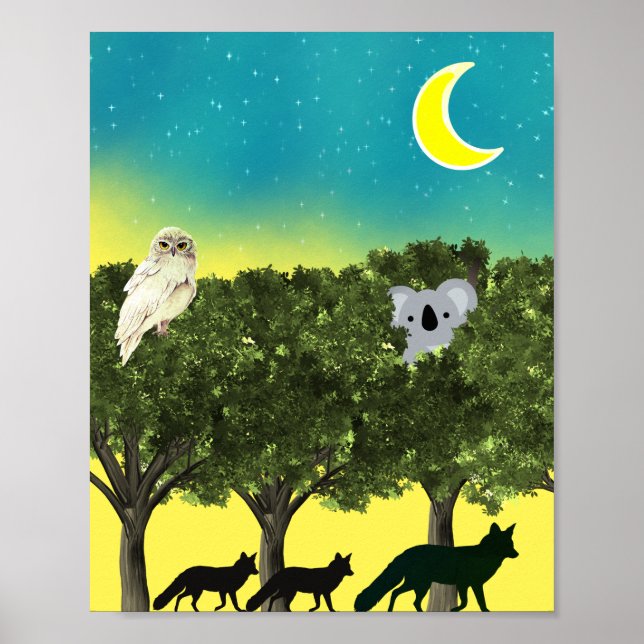 Affiche Nuit Safari (Devant)