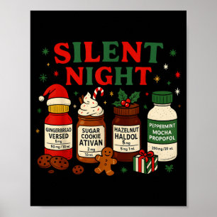Affiche Nuit silencieuse Profol Infirmière de réanimation