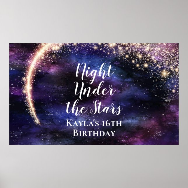 Affiche Nuit sous les étoiles (Devant)