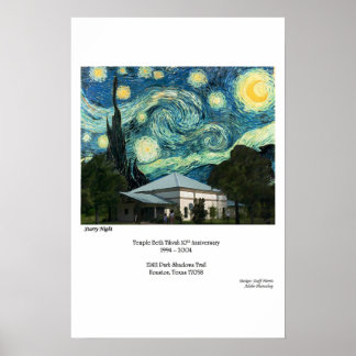 Affiche Nuit Starry TBT Starry