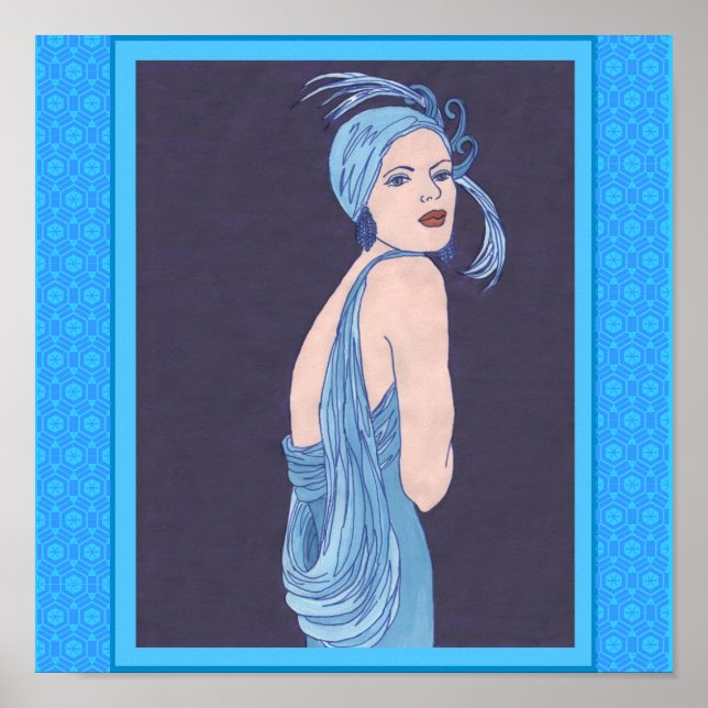 Affiche Nuit violette profonde (Devant)