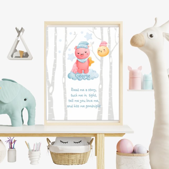 Affiche Nuits de rêve avec Piggy et Lune (Créateur téléchargé)