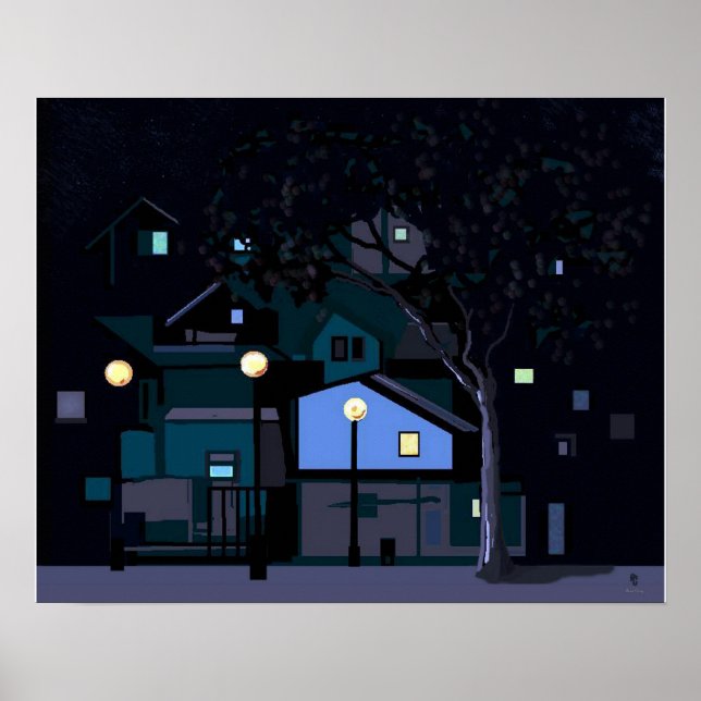 Affiche nuits en ville (Devant)