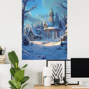 Affiche Nulle Part Comme Chez Soi Sous La Neige