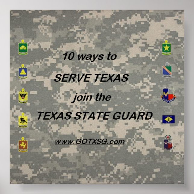 Affiche numérique, 10 façons d'accéder à l'affiche TXSG (Devant)