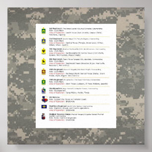 Affiche numérique, 10 façons de TXSG, UNITS TXSG