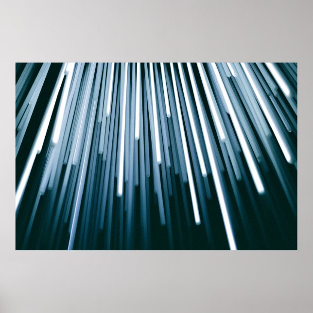 Affiche numérique blanc et noir (Devant)