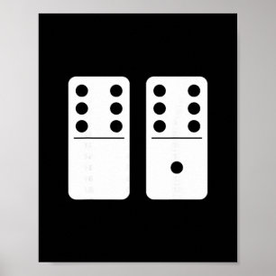 Affiche Numéro 67 Domino Drôle Six Sept Mème 6 Et 7 Gen