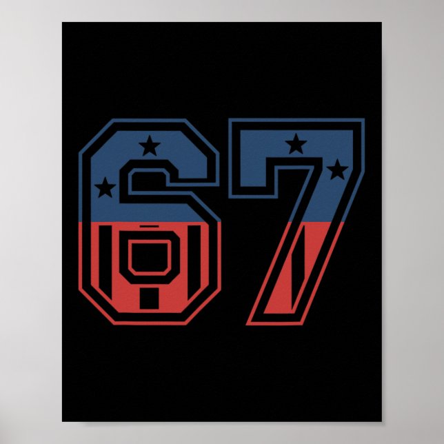 Affiche Numéro 67 États-Unis  (Devant)