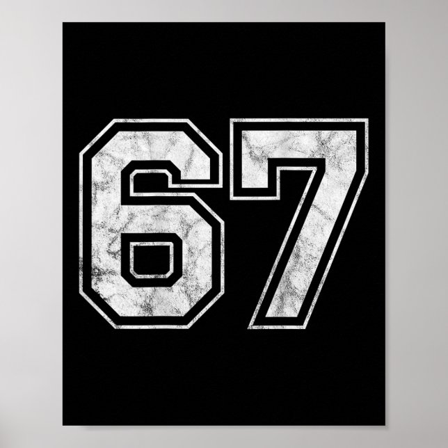 Affiche Numéro 67 sur le Ck  (Devant)