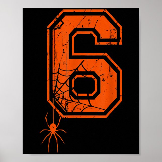 Affiche Numéro 6 67 Mème Halloween Sder Costume Groupe Cor (Devant)
