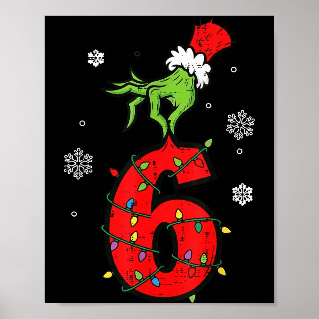 Affiche Numéro 6 Correspondant 67 Mème 6 7 Garçons Jeuness (Devant)