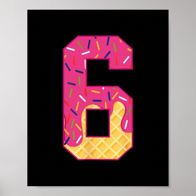 Affiche Numéro 6 Glace Goutte 67 Mème Couple Halloween C (Devant)