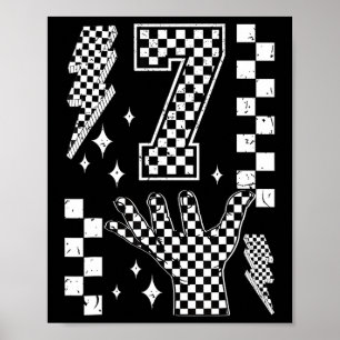 Affiche Numéro 7 Costume à carreaux Kids Matching 67 Meme 