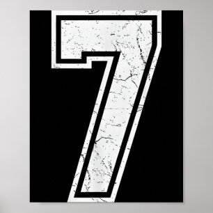 Affiche Numéro 7 Costume de Personnages 67 Hommes Femmes E