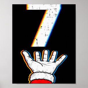 Affiche Numéro 7 Pyjama de Noël assorti 67 Meme Hommes Wo
