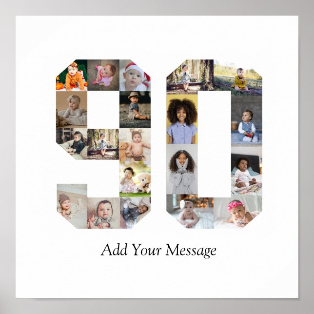 Affiche Numéro 90 - Collage photo (Devant)