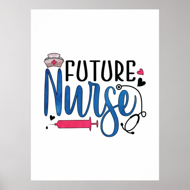 Affiche Nurse Gift | Future Nurse (Devant)