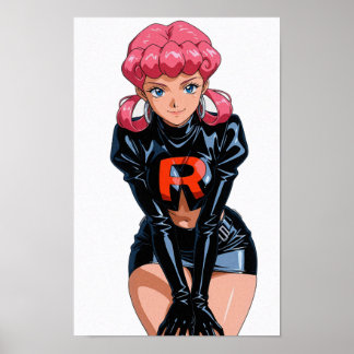 Affiche Nurse joy team rocket